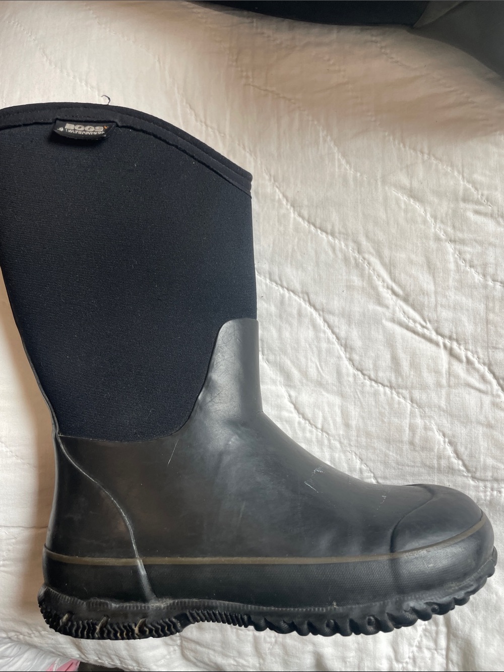 Bogs Youth Black Winter Boots. Good Condition. Size 2. - Picture 5 of 9